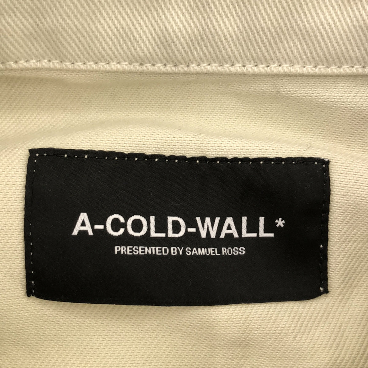 A-COLD-WALL(ACW) / アコールドウォール | ペイント加工 デニムジャケット | S | ライトグレー | メンズ – KLD