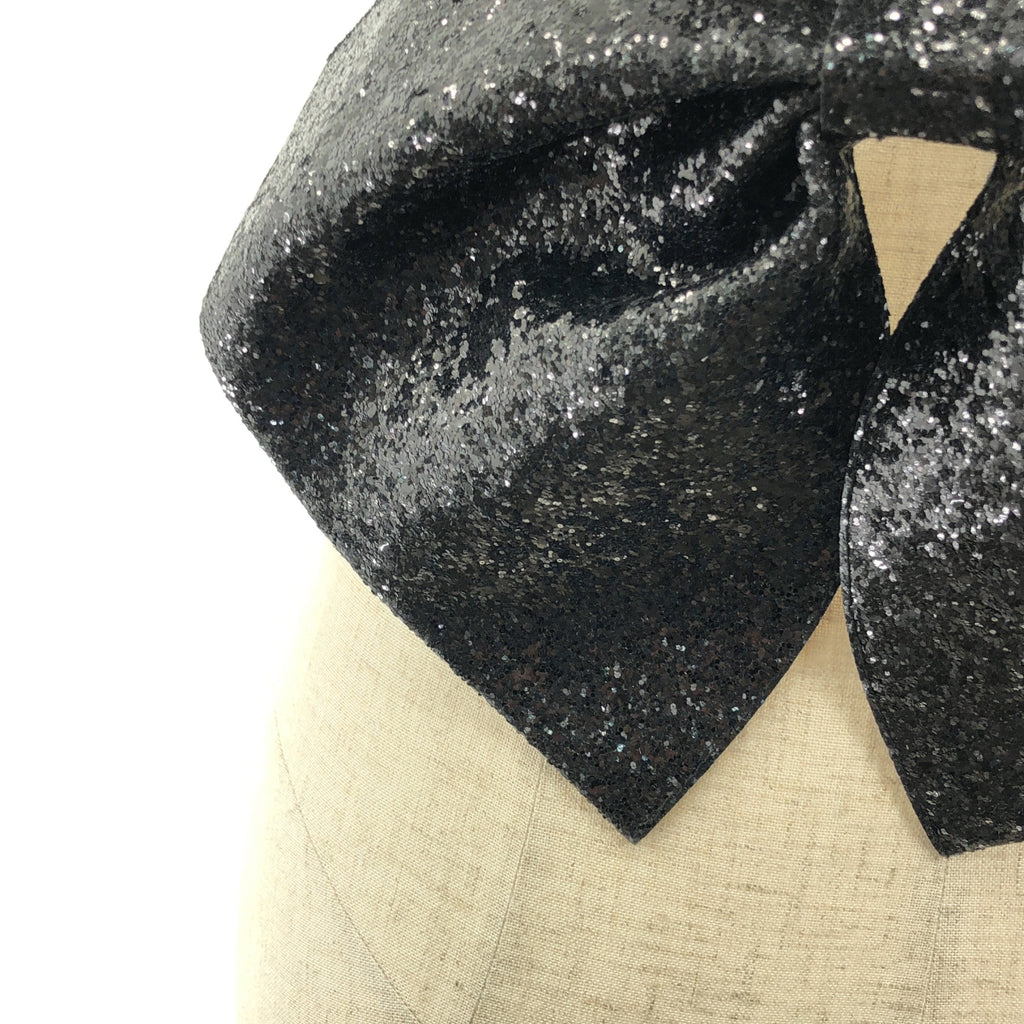 【美品】  noir kei ninomiya / ノワールケイニノミヤ | 2023AW | リボン ラメ ハーネス サスペンダー | ブラック | レディース
