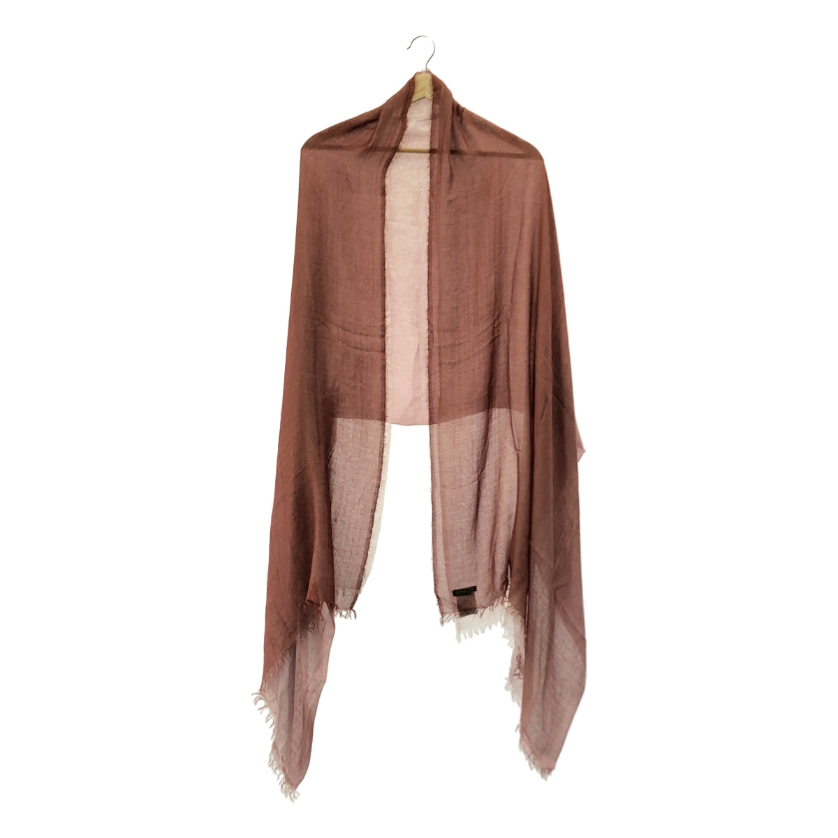 FALIERO SARTI | 絲綢混紡人造絲漸變流蘇披肩 |