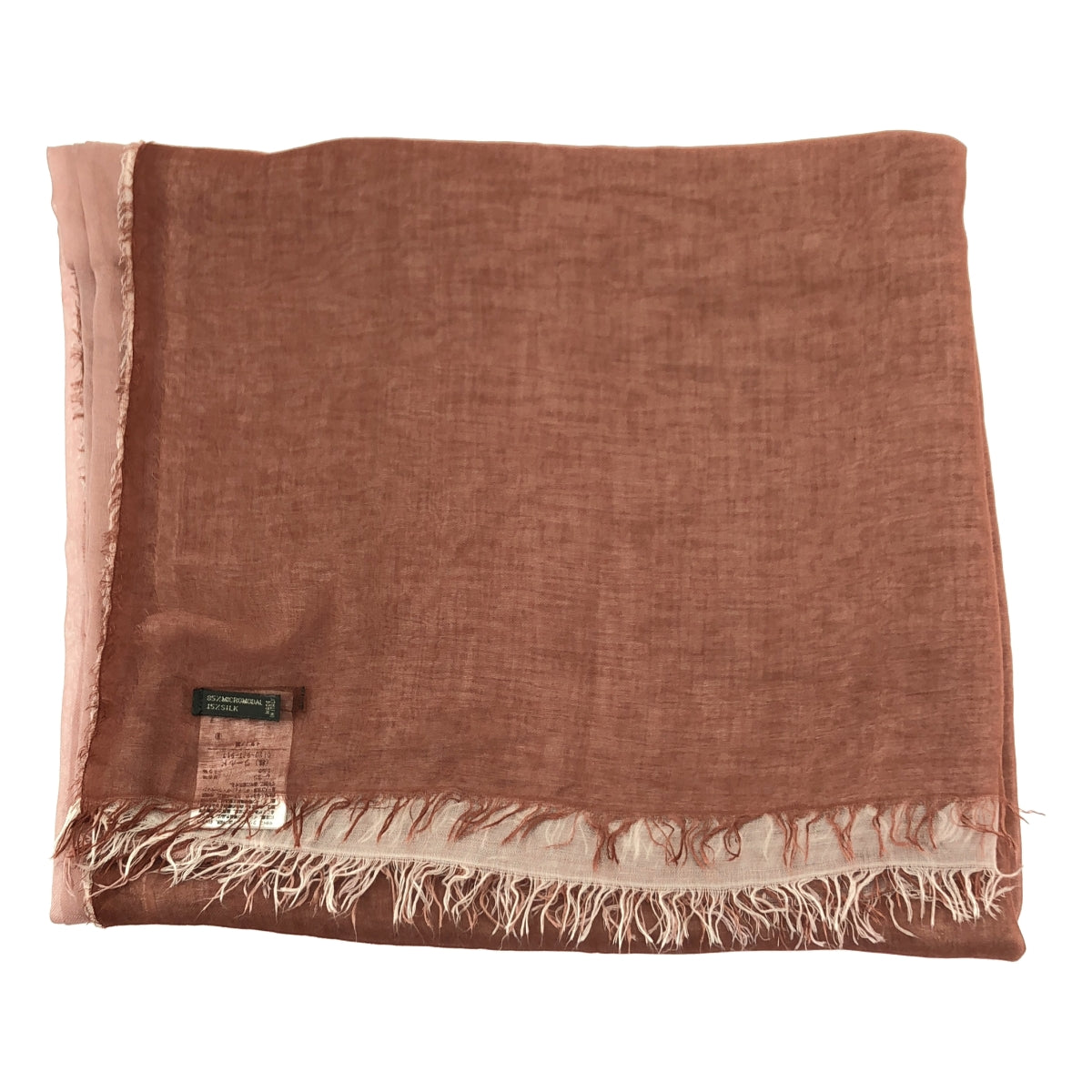 FALIERO SARTI | 絲綢混紡人造絲漸變流蘇披肩 |