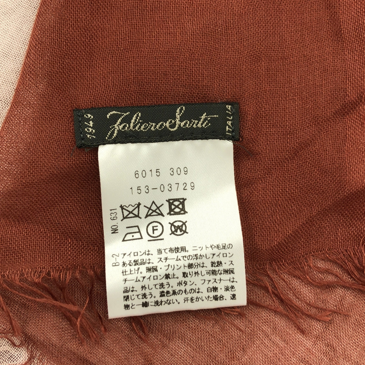 FALIERO SARTI | 絲綢混紡人造絲漸變流蘇披肩 |