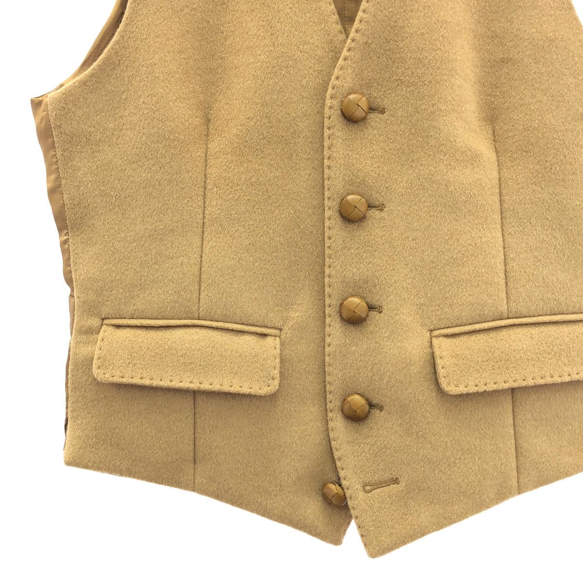 [미품] Maison Martin Margiela / 메종 마르탄 마르젤라 | 2012AW | REPLICA Camel hair hunting waistcoat 복제 카멜 사냥 베스트 | 46 | 카멜 | 남성