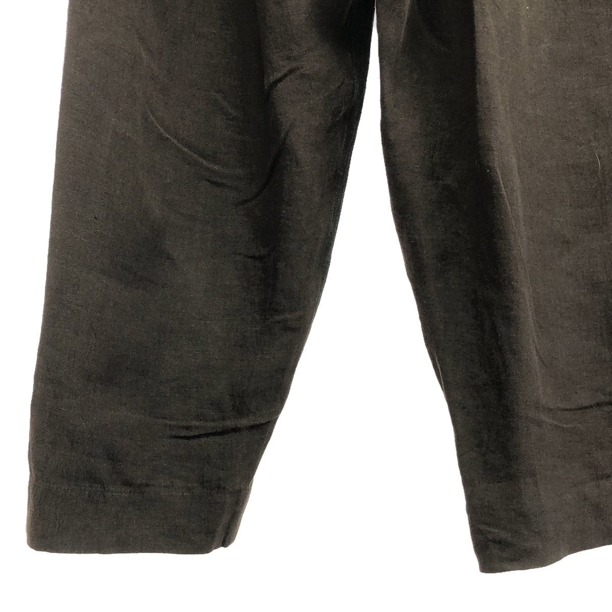 ziggy chen / Ziggy Chen | 2023SS | FRONT PLEATS WIDE TROUSERS / Wide Trousers Pants | 44 | Brown/Gray | Men's