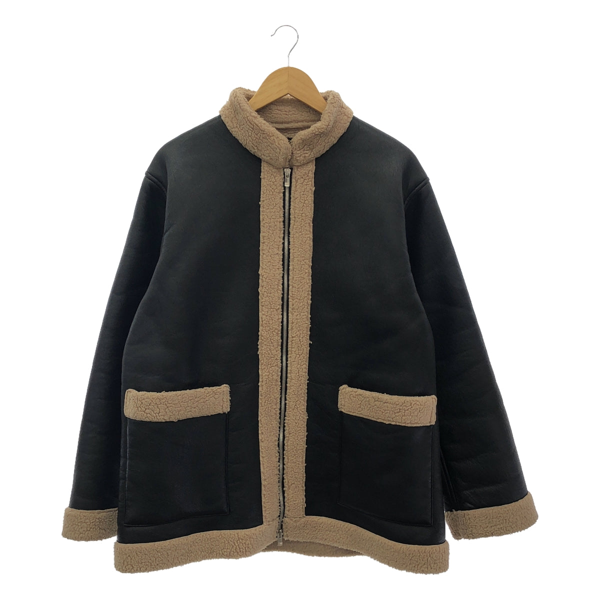 Needles / ニードルス | Zipped Tibetan Jacket  / ボア 切替 チベタン オーバー ジャケット | M | メンズ