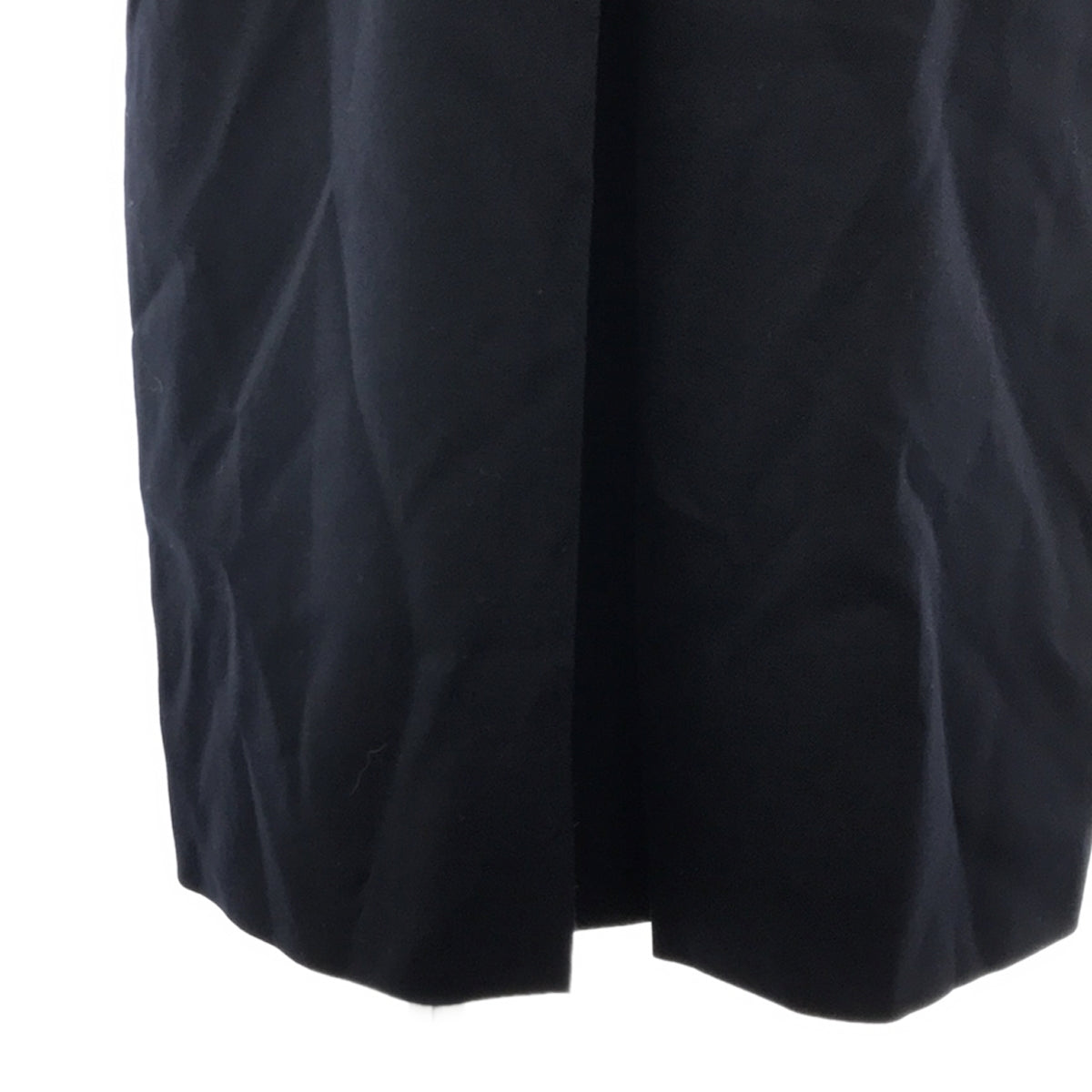 [新] mina perhonen | 2023秋冬 | stille 羊毛 V 領連身裙 | 42 |海軍 |女性的