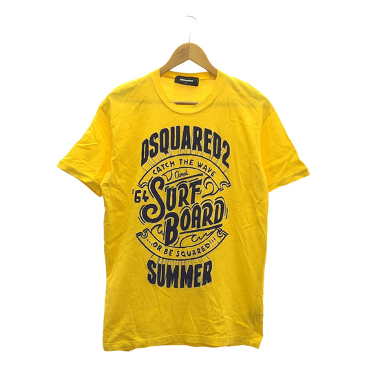 DSQUARED2 / ディースクエアード | ロゴ プリント クルーネックカットソー | L | メンズ