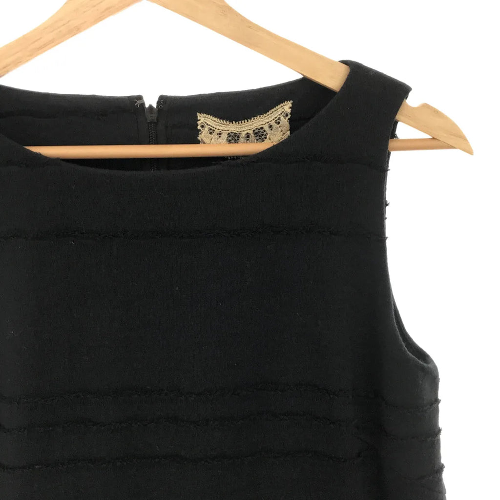 FOR flowers of romance / フォー フラワーズ オブ ロマンス | プリーツ切替 ノースリーブワンピース | ブラック | レディース