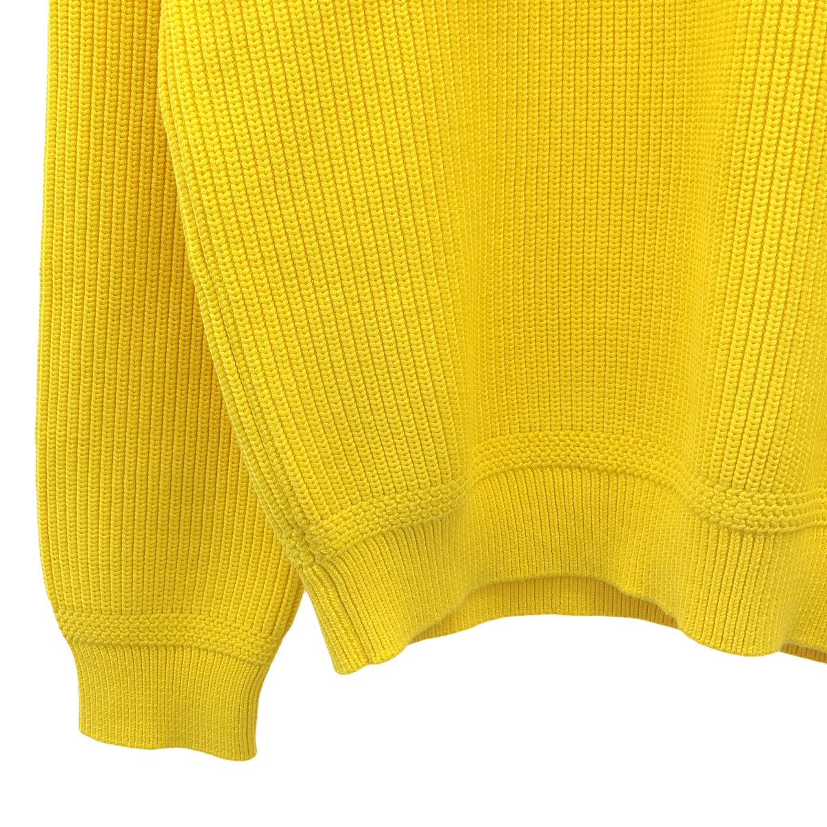 [新品] GUCCI | 嵌花棉質標誌毛衣 | L | 黃色 | 男士