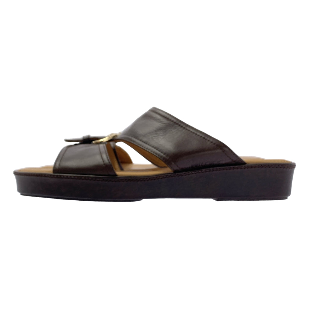 JIMMY CHOO / ジミーチュウ | バックルデザイン レザー サンダル | 42 | メンズ