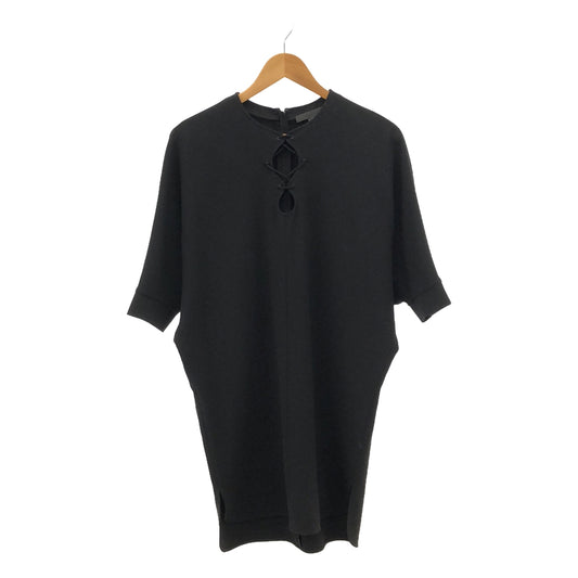 ALEXANDER WANG / Alexander Wang | Lace-up Dolman Sleeve Dress | 0 | Black | Women's