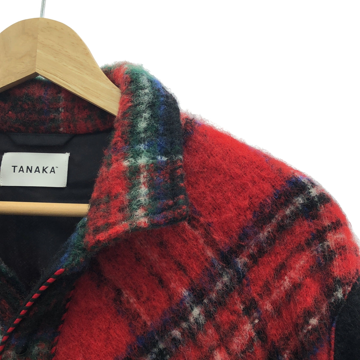 TANAKA / タナカ | WESTERNER OVERSHIRT SHAGGY PLAID / シャギーウエスタンシャツ ジャケット | S | マルチカラー | メンズ