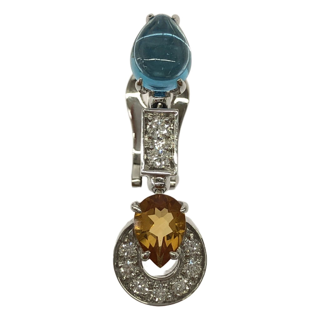 BVLGARI / ブルガリ | アレグラ マルチカラー ダイヤ ピアス 片耳 | マルチカラー | レディース