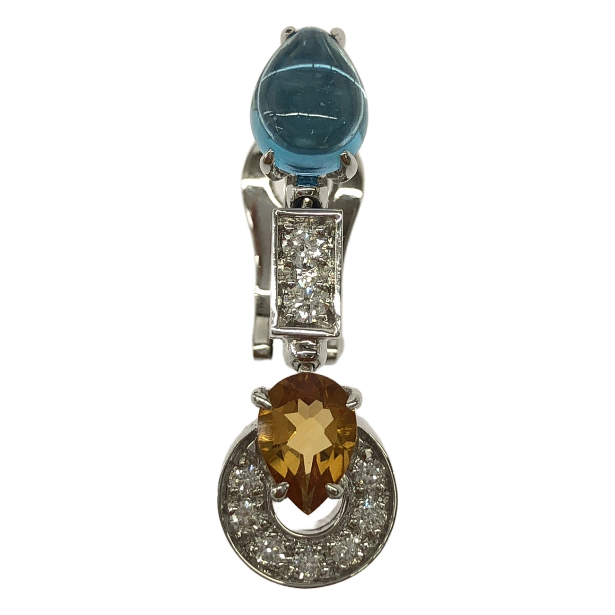 BVLGARI / ブルガリ | アレグラ マルチカラー ダイヤ ピアス 片耳 | マルチカラー | レディース