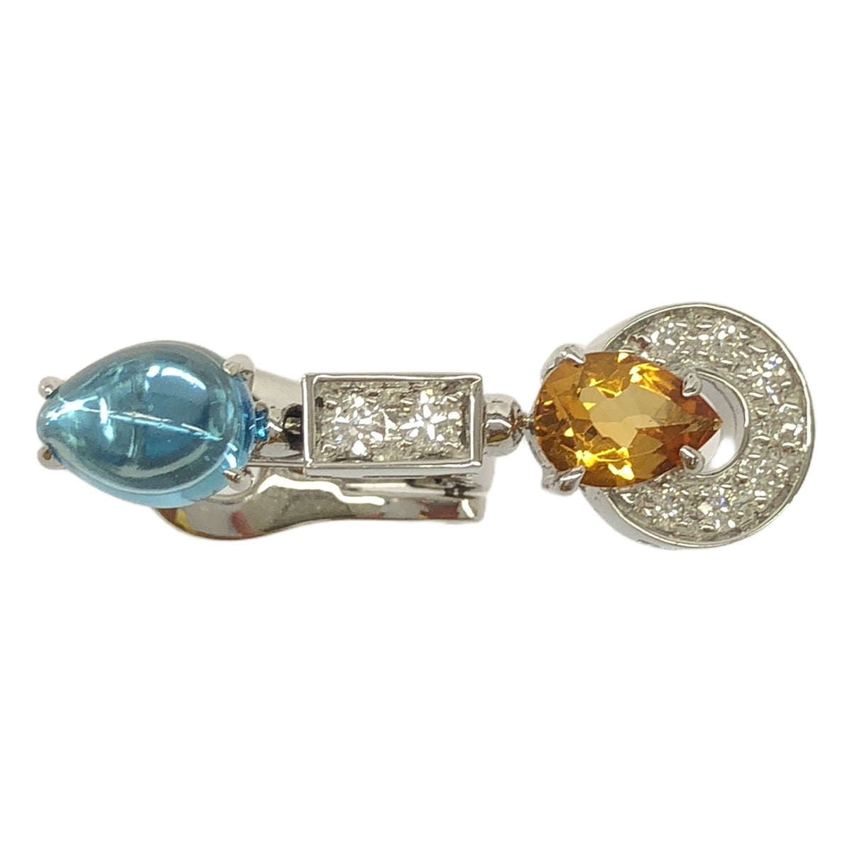 BVLGARI / ブルガリ | アレグラ マルチカラー ダイヤ ピアス 片耳 | マルチカラー | レディース