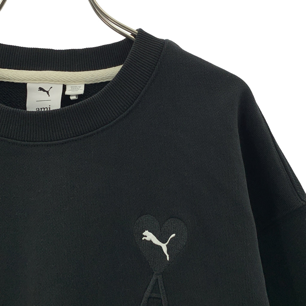 AMI Alexandre Mattiussi / アミ・アレクサンドルマテュッシ | × PUMA ハートロゴ クルーネック トレーナー | M | メンズ