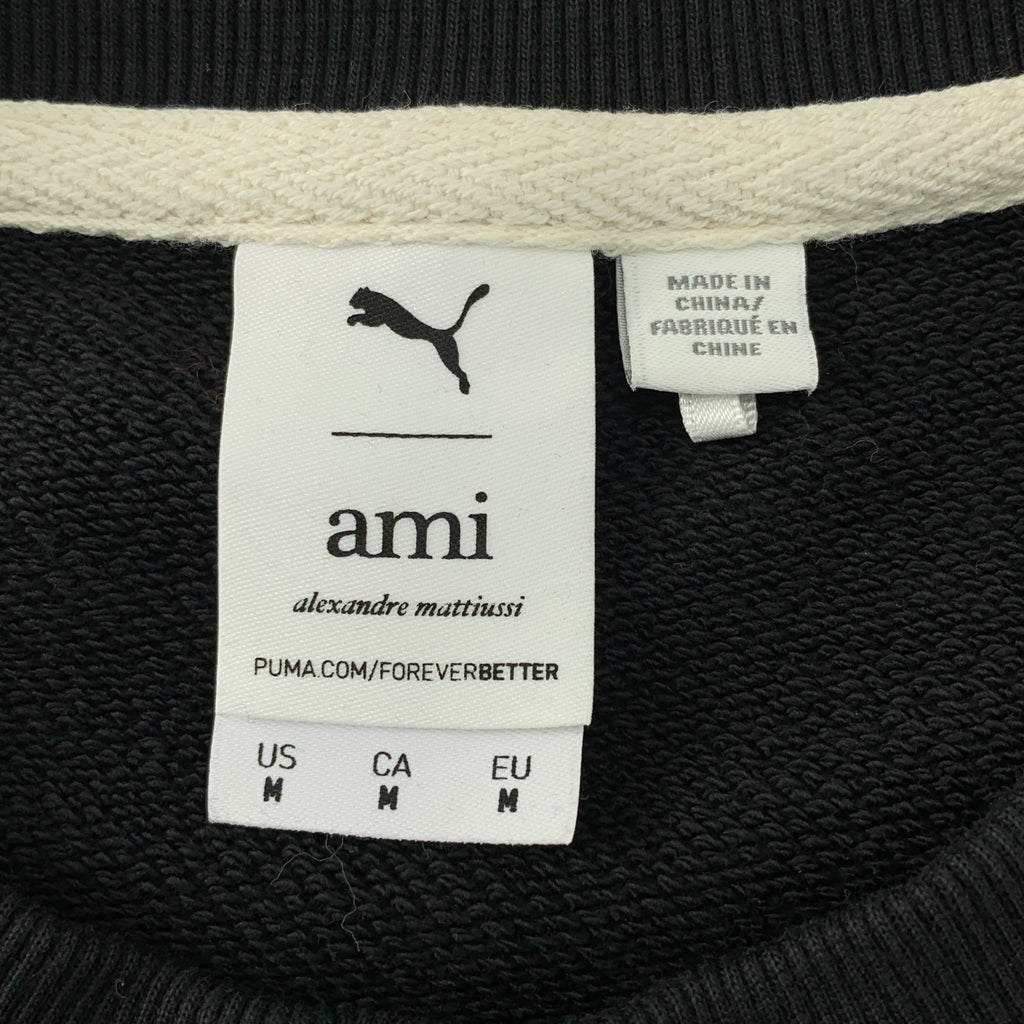 AMI Alexandre Mattiussi / アミ・アレクサンドルマテュッシ | × PUMA ハートロゴ クルーネック トレーナー | M | メンズ