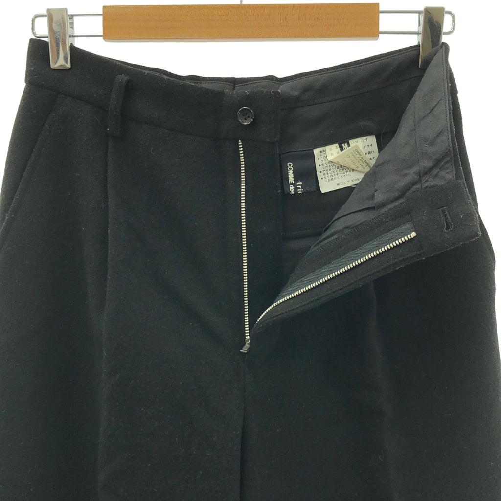 COMME des GARÇONS 針織布料 | AD1996 | 羊毛闊腿褲 | M碼 | 黑色 | 女款