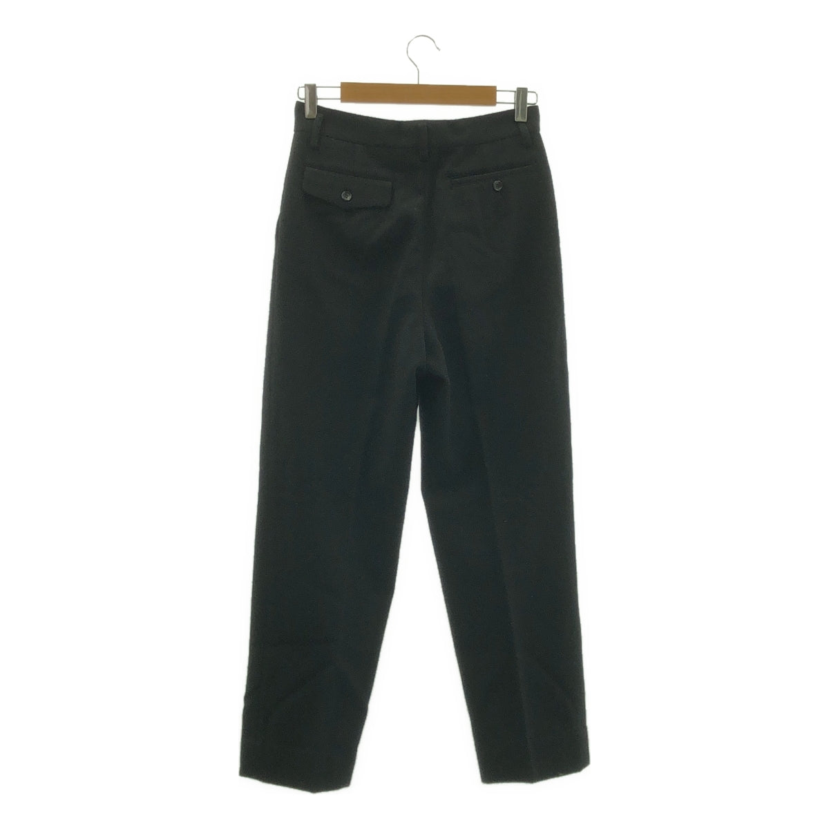 tricot COMME des GARCONS / トリココムデギャルソン | AD1996 | ウール ワイド タック パンツ | M | ブラック | レディース