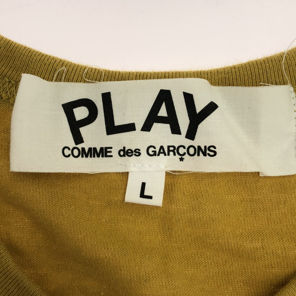 PLAY COMME des GARCONS / 플레이콤 데 갤슨 | RED HEART 미니 레드 하트 티셔츠 | L | 남성