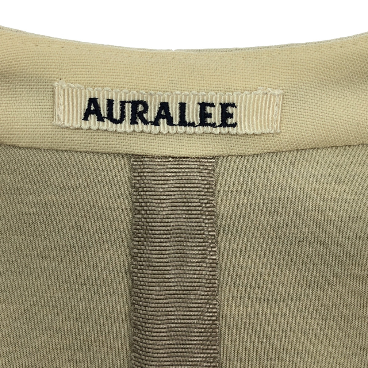 [近新] AURALEE | 2024 春夏系列 | SPONGE TROPICAL WOOL 無領外套 | 0 碼 | 象牙色 | 女款
