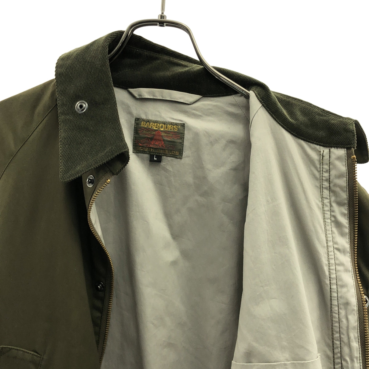 巴伯斯南希爾茲 | 燈芯絨領貝代爾夾克 | L碼 | 男士