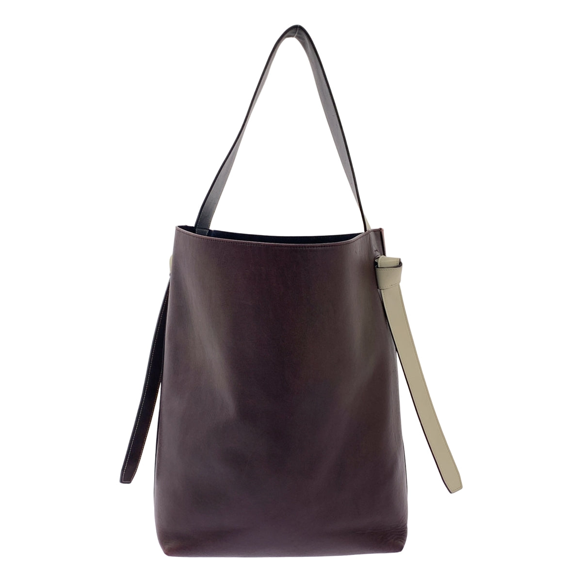 CELINE / 셀린느 | 피비기 트위스티드 하마 바이 컬러 가죽 숄더백 |