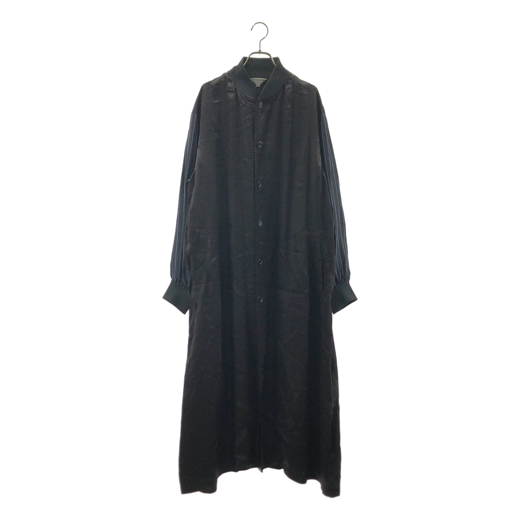 COMME des GARCONS / コムデギャルソン | 2017SS | GOOD DESIGN SHOP / サテン ストライプ切替 バックプリント 1986 スタッフコート | M | メンズ