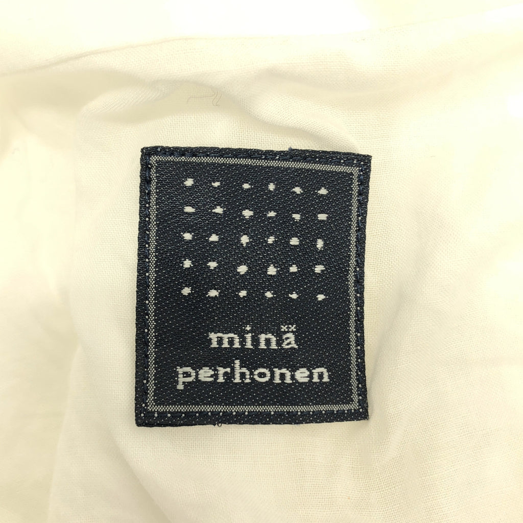 mina perhonen | 森林圓點亞麻喇叭裙 | 38碼 | 女款