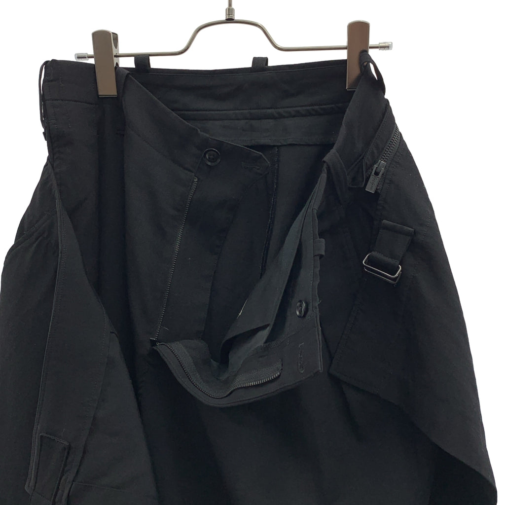 YOHJI YAMAMOTO POUR HOMME / ヨウジヤマモトプールオム | 2017AW | ウールギャバジン デタッチャブル ラップパンツ | 3 | メンズ