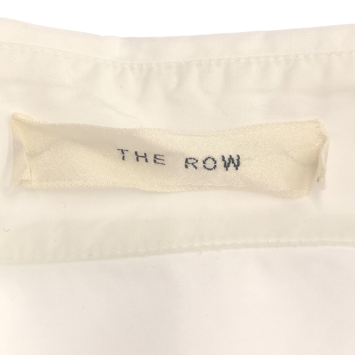 【미품】 THE ROW / 자로우 | 코튼 롱 슬리브 셔츠 | 0 | 화이트 | 여성