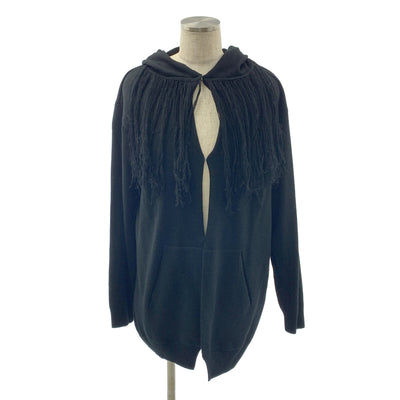 S'YTE YOHJI YAMAMOTO / サイトヨウジヤマモト | 2022AW | ウール フリンジ ロングニット カーディガン フーディ | 3 | メンズ