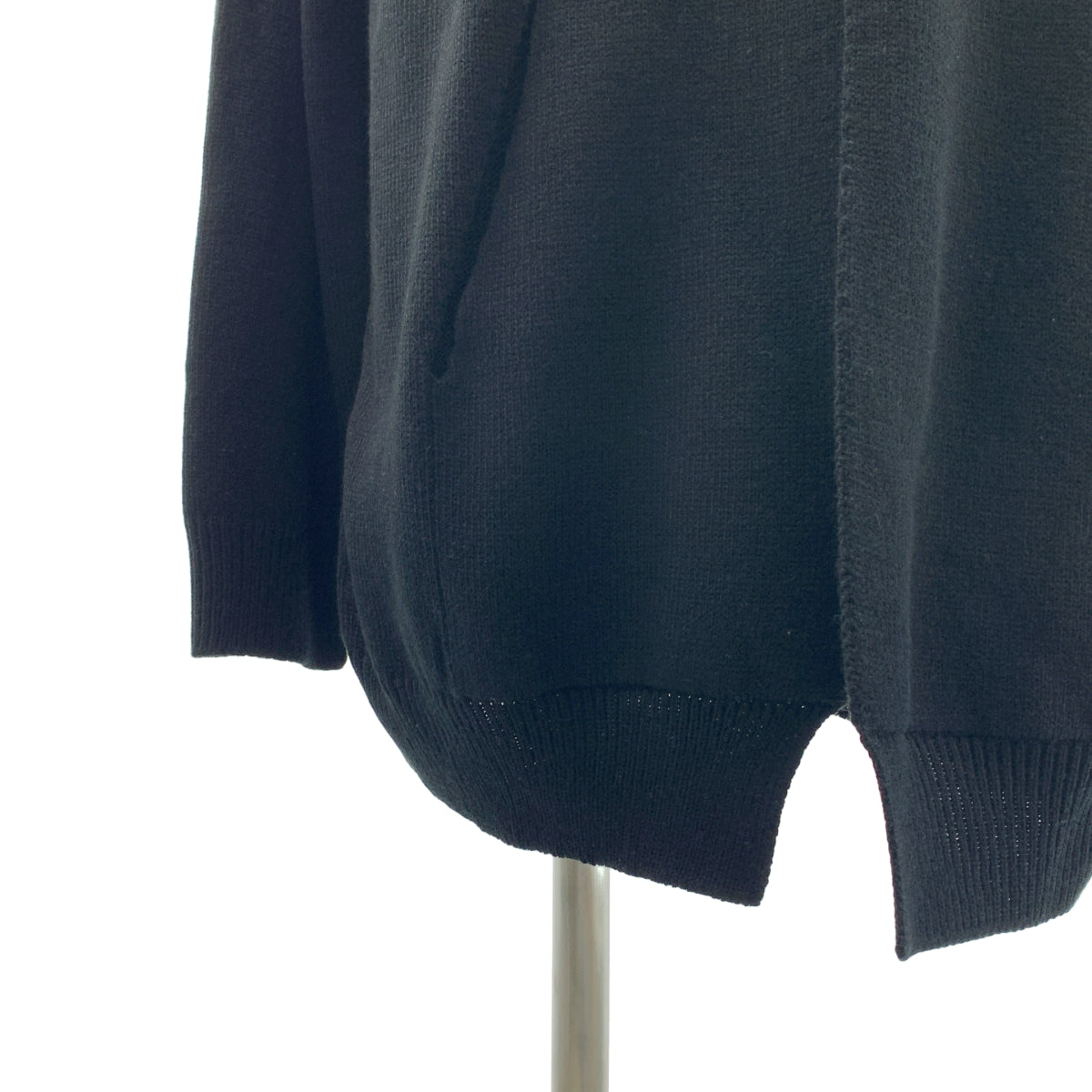 S'YTE YOHJI YAMAMOTO / サイトヨウジヤマモト | 2022AW | ウール フリンジ ロングニット カーディガン フーディ | 3 | メンズ