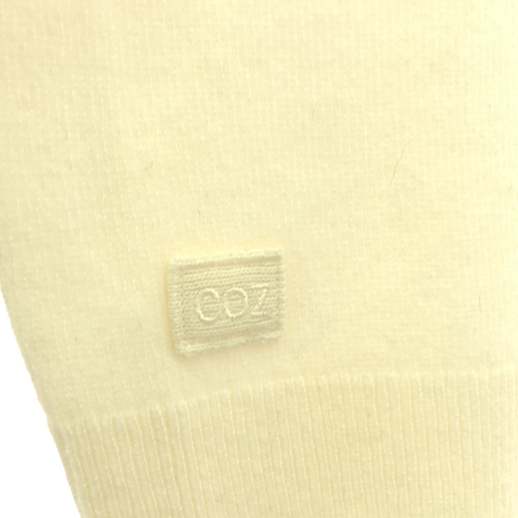 WRAPINKNOT / ラッピンノット | × COZ cashmere 100％ / カシミヤ ハート クルーネック ニット | 0 | オフホワイト | レディース