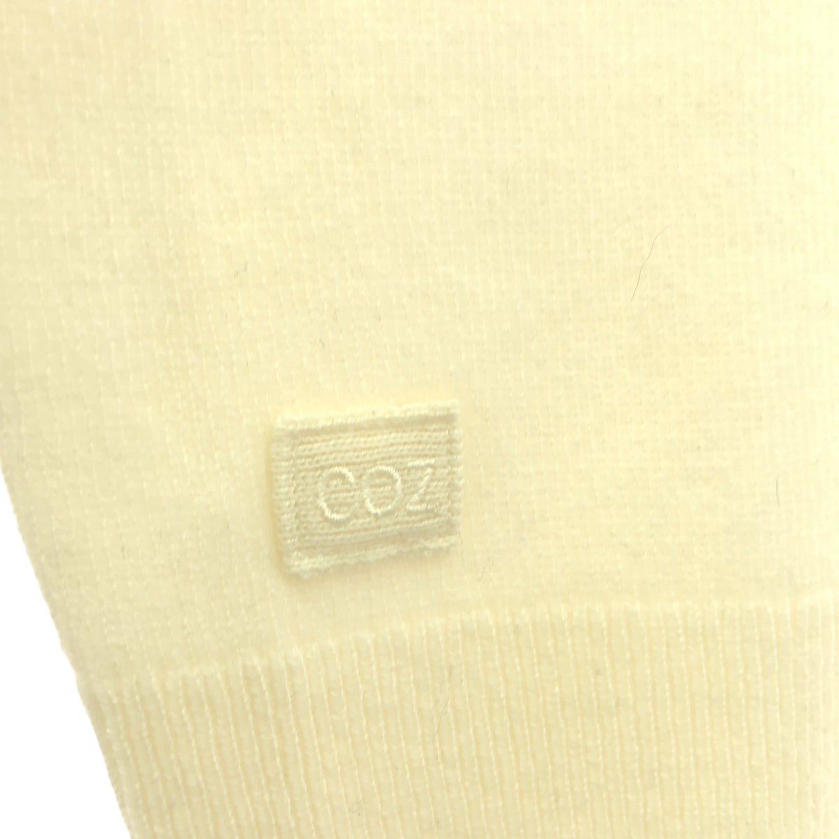 WRAPINKNOT / Wrappin' Knot | × COZ 羊絨 100% / 羊絨心形圓領針織衫 | 0 | 灰白色 | 女款