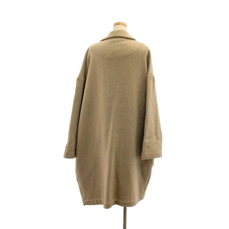 GALLEGO DESPORTES / ギャレゴデスポート | Deuxieme Classe 取扱い ウール ボタンレス ポケット付き シングル オーバーコート |