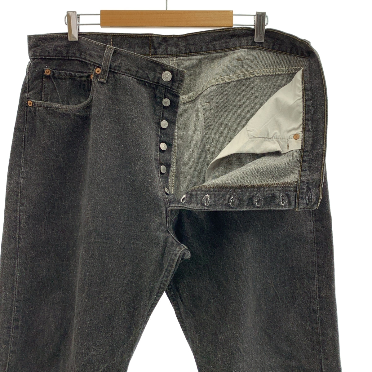 Levi's / 리바이스 | 1990s 501 버튼 뒤각인 653 데님 팬츠 | W40 L30 | 블랙 |