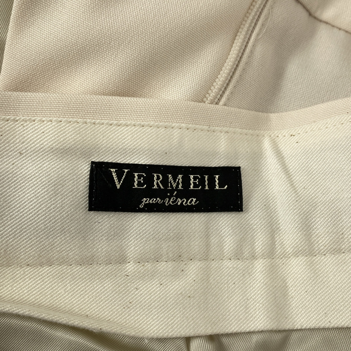 VERMEIL par iena / ヴェルメイユパーイエナ | 2025SS | タック スラックス パンツ / 総裏地 | 38 | レディース