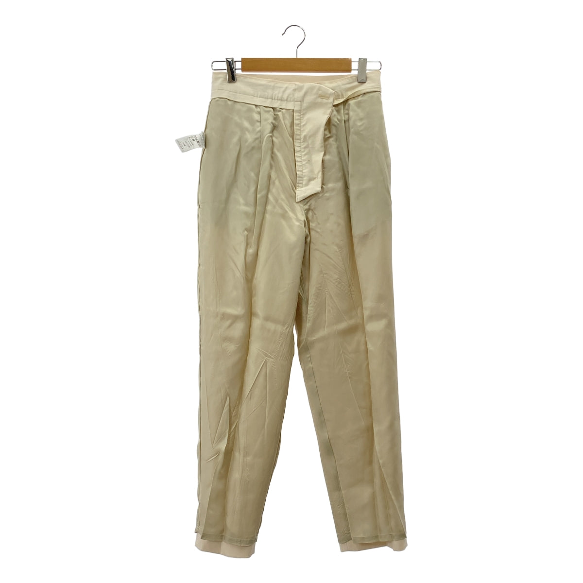 VERMEIL par iena / ヴェルメイユパーイエナ | 2025SS | タック スラックス パンツ / 総裏地 | 38 | レディース