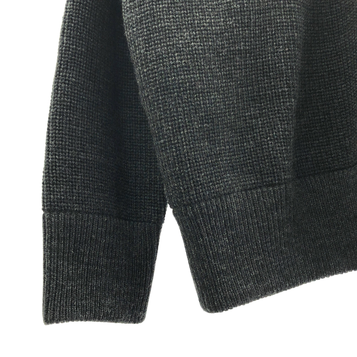 UNITED TOKYO / 유나이티드 도쿄 | 울 리브 지퍼 드라이버 니트 | 3 | 남성