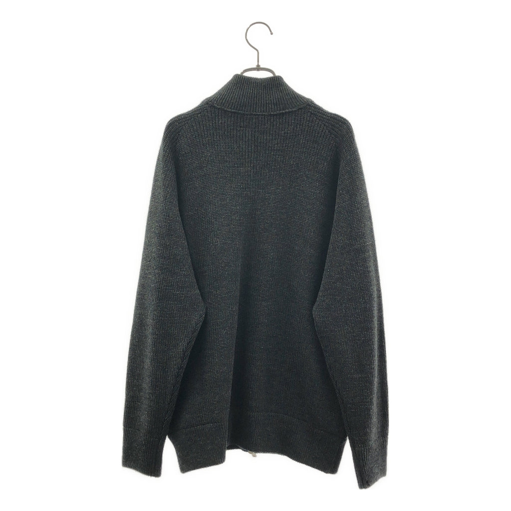 UNITED TOKYO / ユナイテッドトウキョウ | ウール リブ ジップ ドライバーズニット | 3 | メンズ