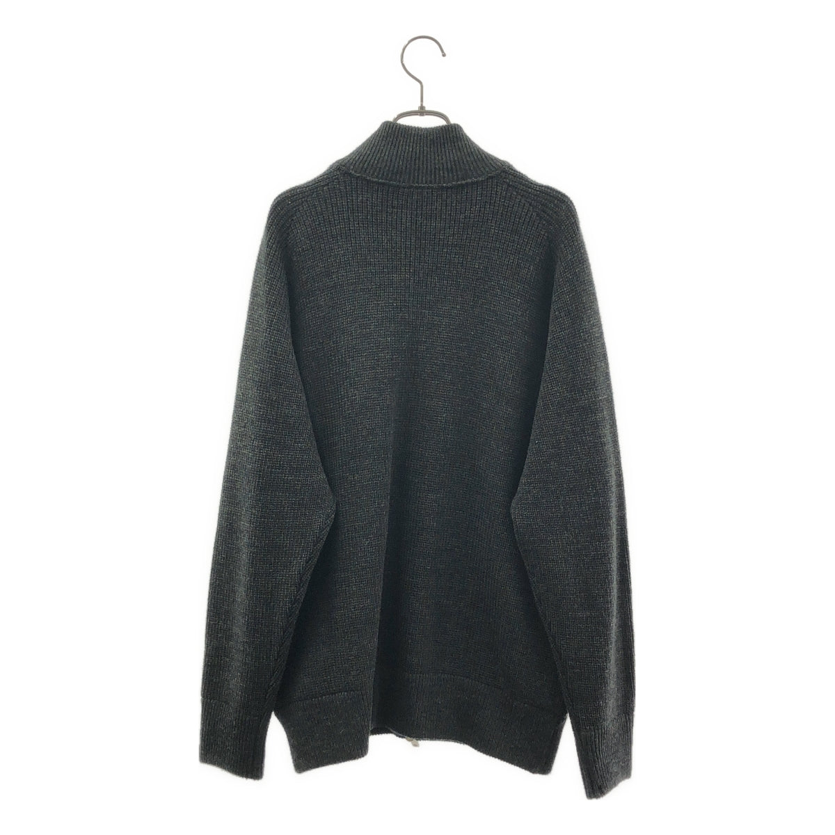 UNITED TOKYO / 유나이티드 도쿄 | 울 리브 지퍼 드라이버 니트 | 3 | 남성