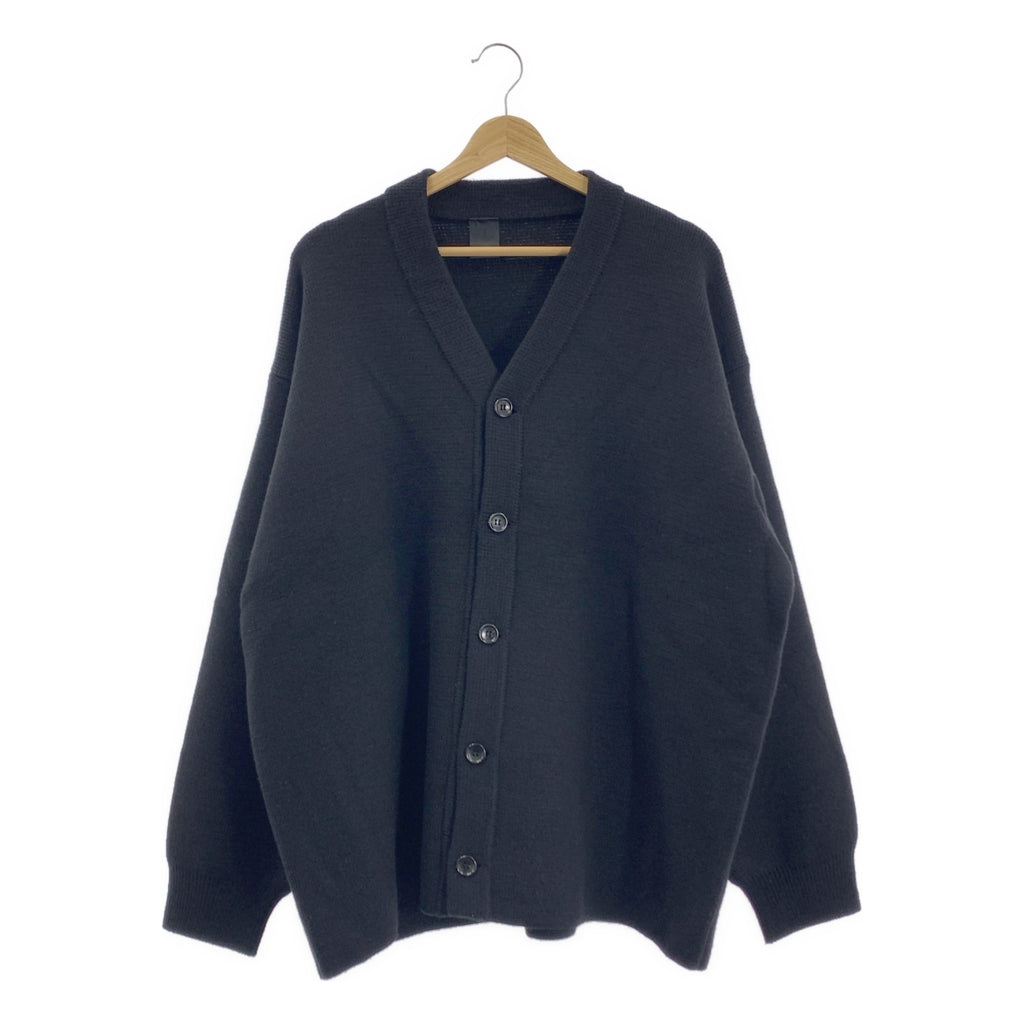 N.HOOLYWOOD / エヌハリウッド | ウール コンパイルライン オーバーシルエット ニット カーディガン | 40 | メンズ