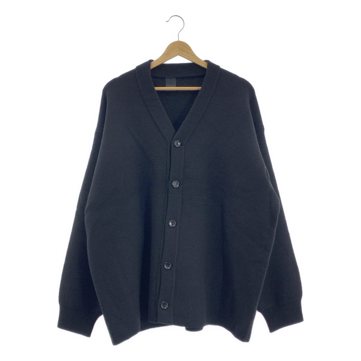 N.HOOLYWOOD / エヌハリウッド | ウール コンパイルライン オーバーシルエット ニット カーディガン | 40 | メンズ