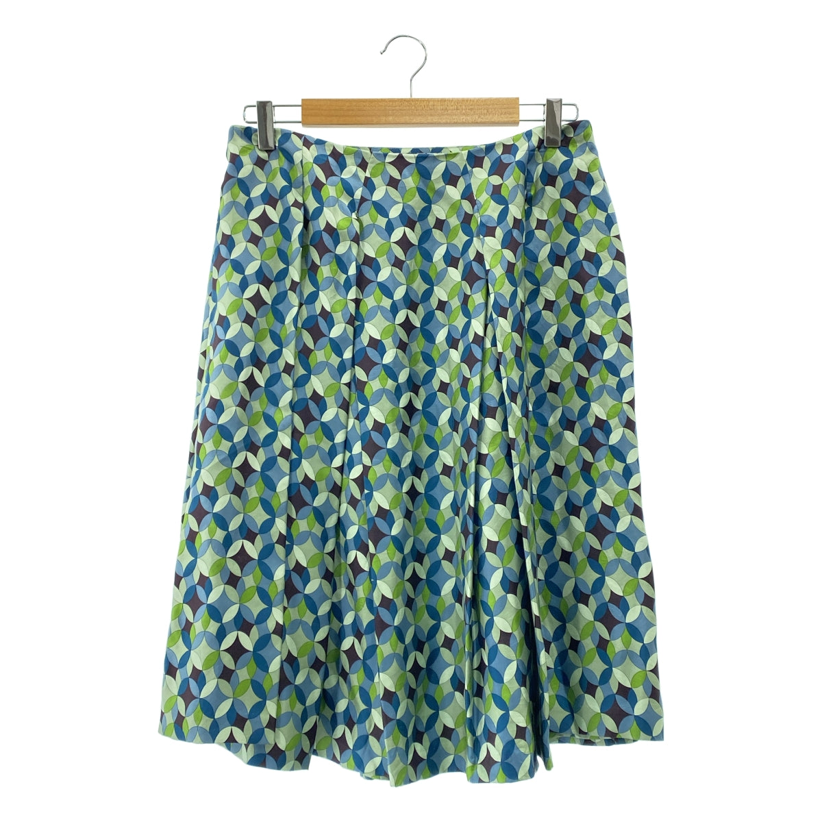 MARGARET HOWELL / マーガレットハウエル | 総柄 プリーツ スカート | 3 | レディース