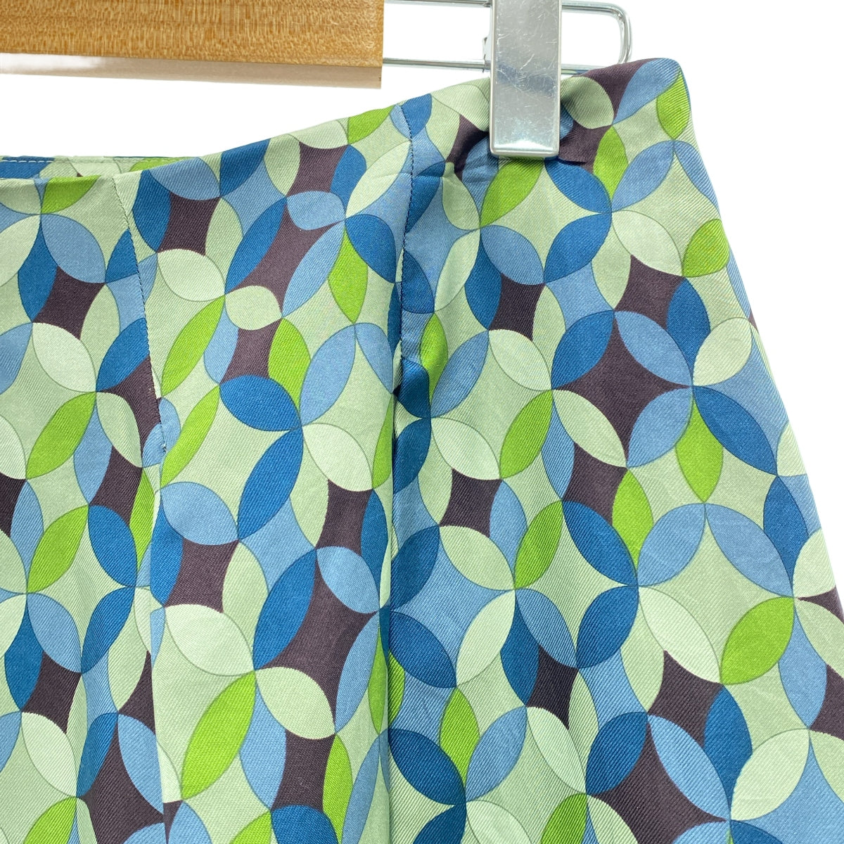 MARGARET HOWELL / マーガレットハウエル | 総柄 プリーツ スカート | 3 | レディース