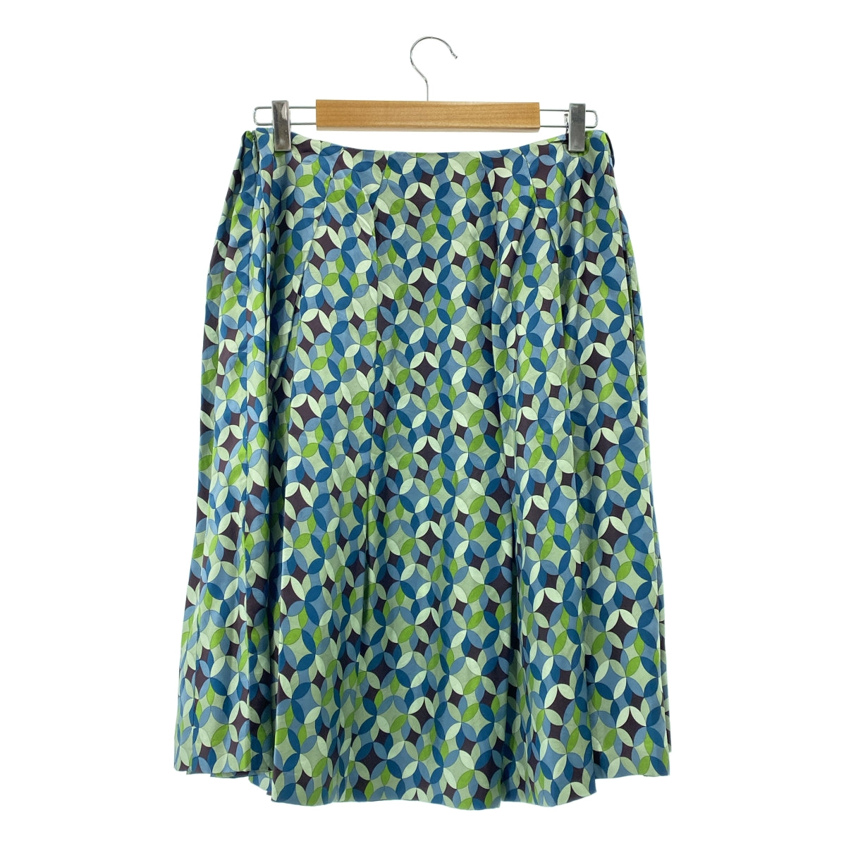 MARGARET HOWELL / マーガレットハウエル | 総柄 プリーツ スカート | 3 | レディース