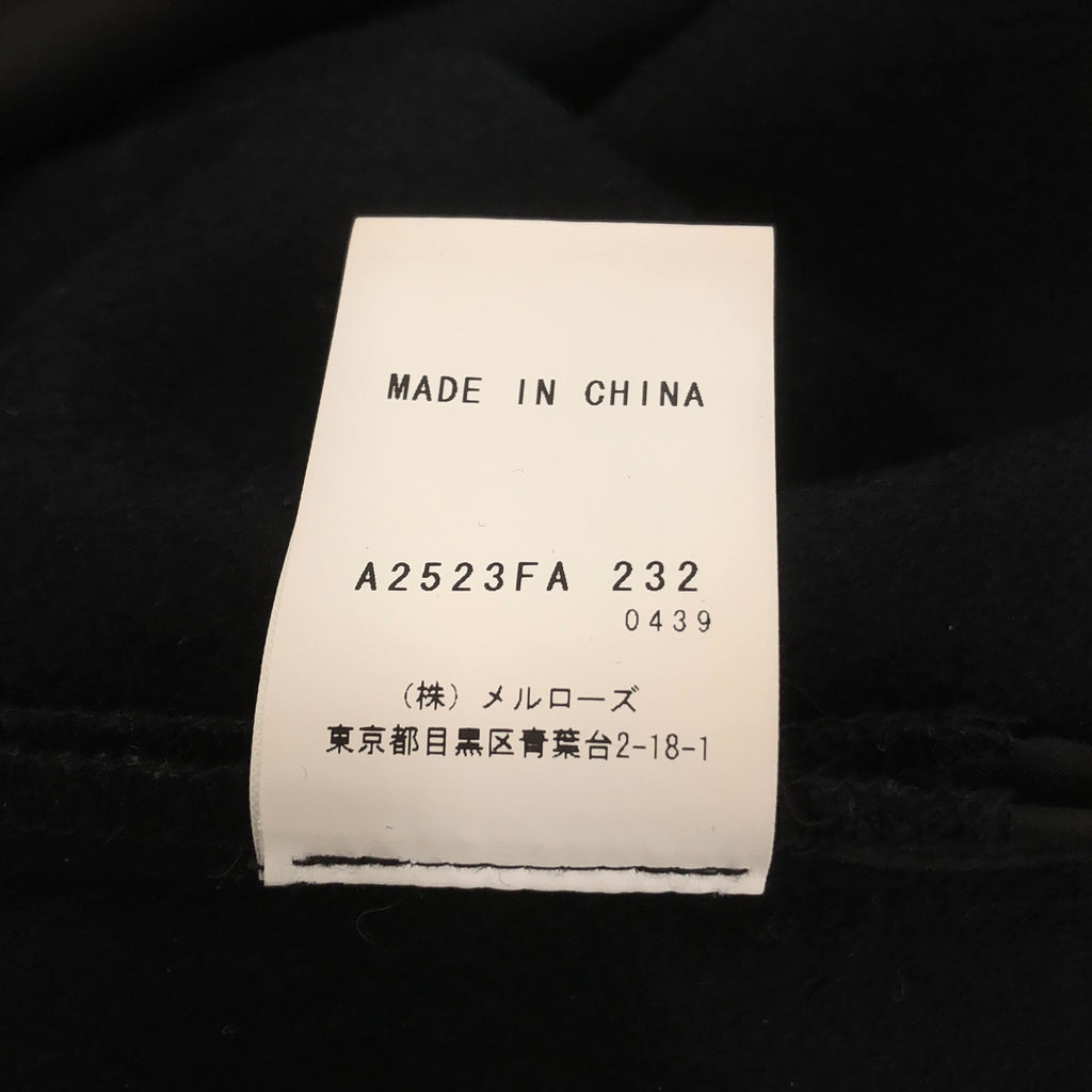 當前年齡 |羊毛無袖開衩連身裙 |黑色 |女性的