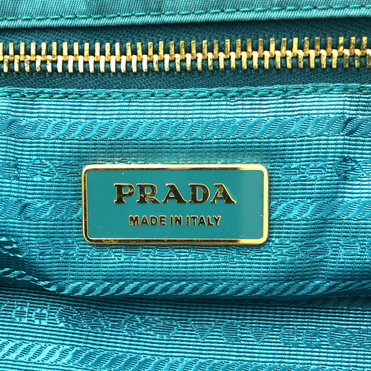 PRADA / プラダ | トライアングルロゴ ナイロン リボン トートバッグ / BR3854 |