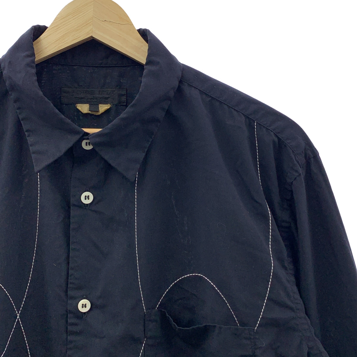 COMME des GARCONS HOMME DEUX / コムデギャルソンオムドゥ | エステル ステッチワーク シャツ | S |