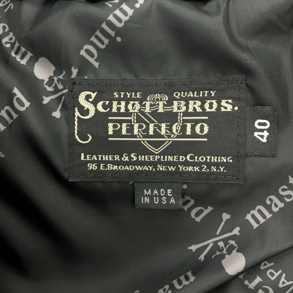 mastermind JAPAN / 마스터 마인드 재팬 | × Schott bros Grizzly Jacket 그리즐리 재킷 | 40 | 남성